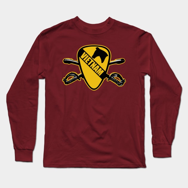 Air Cavalry Vietnam Long Sleeve T-Shirt by Firemission45